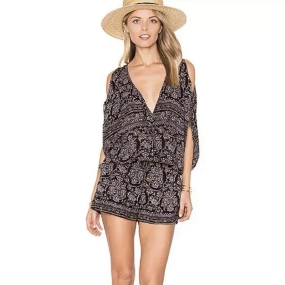 L* Space Daylight Casablanca Romper print flowy pockets lined M